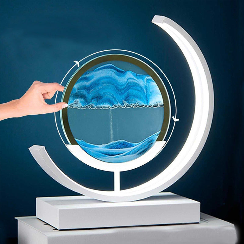 3D Sand Flow LED Lamp – Bright and Stylish