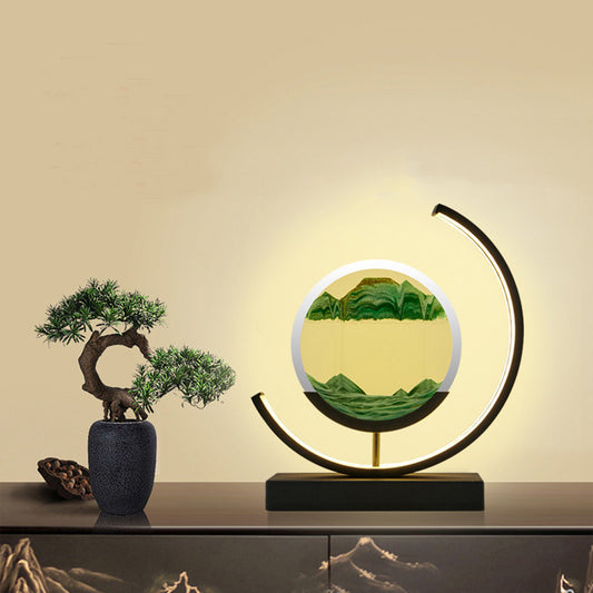 3D Sand Flow LED Lamp – Bright and Stylish